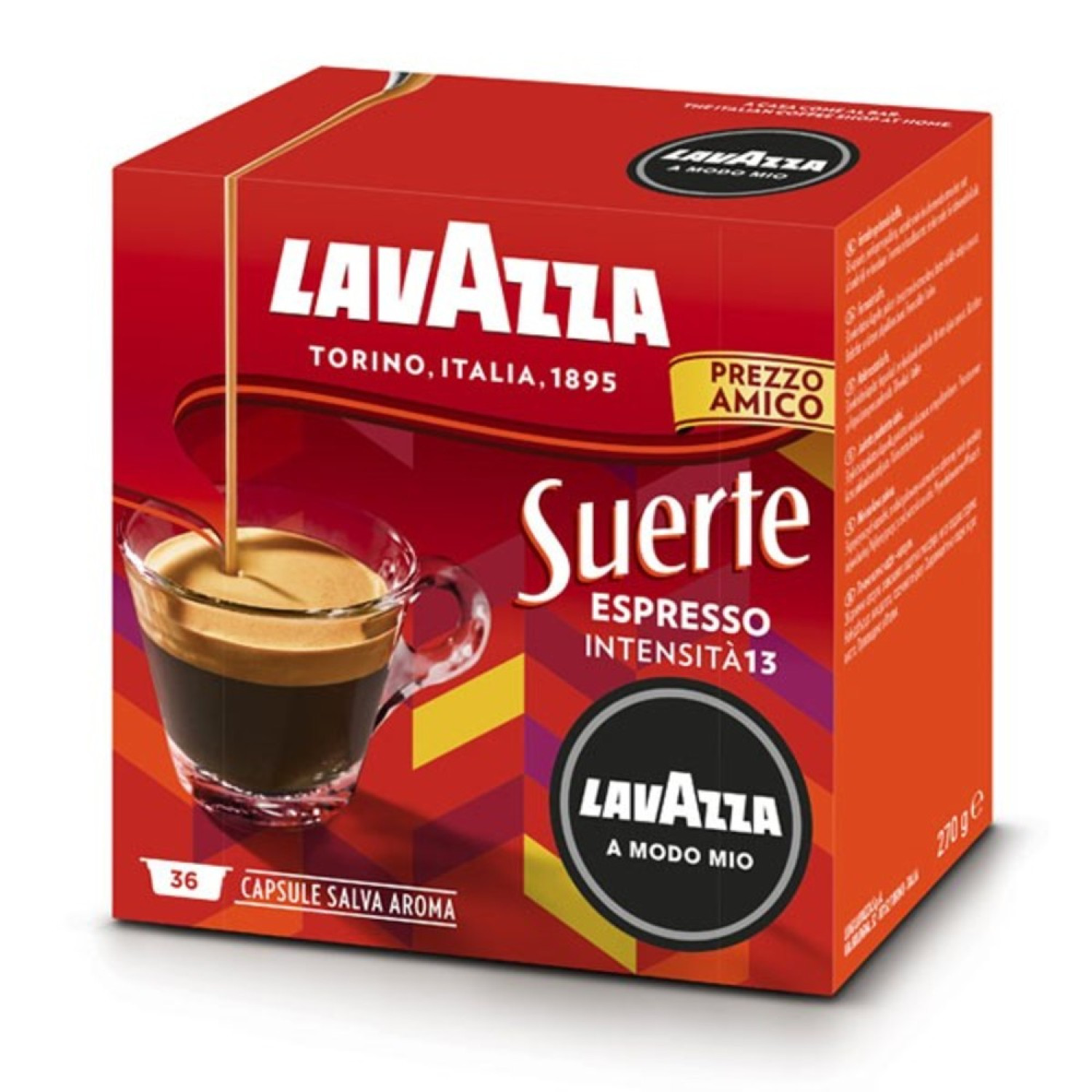 CAPSULE CAFFE' LAVAZZA 8890 SUERTE 36 CAPSAMM