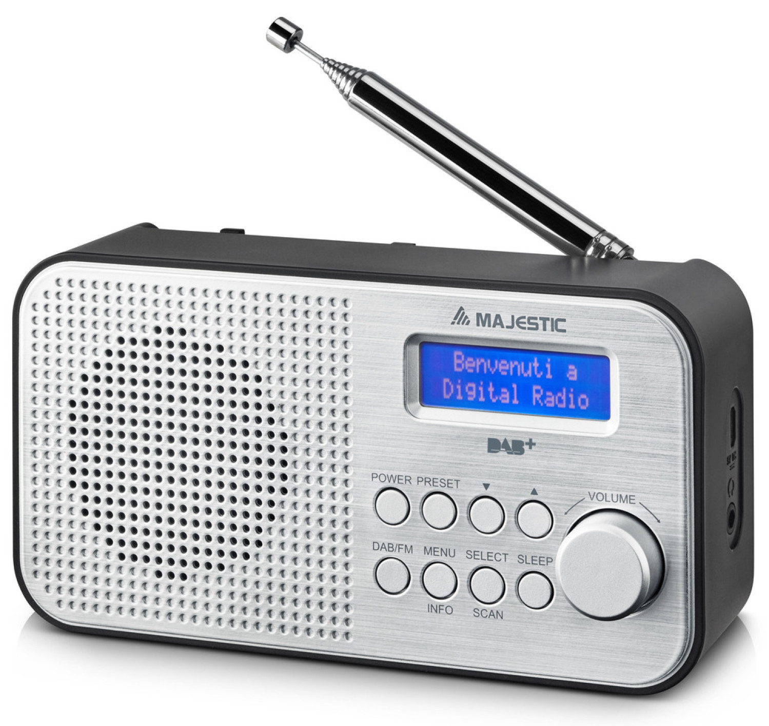 RADIO / RADIOSVEGLIE MAJESTIC RT194 RADIO PORTATILE DAB RADIO FM