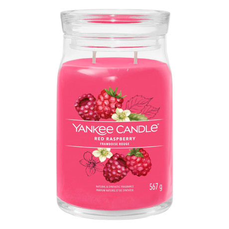 YANKEE S RED RASPBERRY LARGE JAR 1701375E