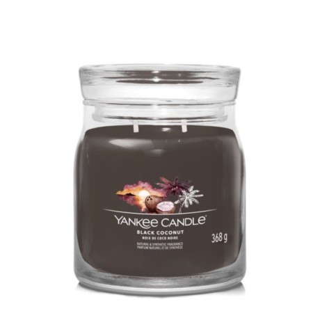 YANKEE S BLACK COCONUT MEDIUM JAR 1701382E