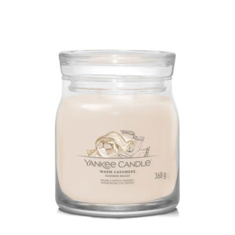 YANKEE S WARM CASHMERE MEDIUM JAR 1701390E