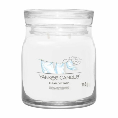 YANKEE S CLEAN COTTON MEDIUM JAR 1630645E