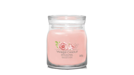 YANKEE S FRESH CUT ROSES MEDIUM JAR 1630660E