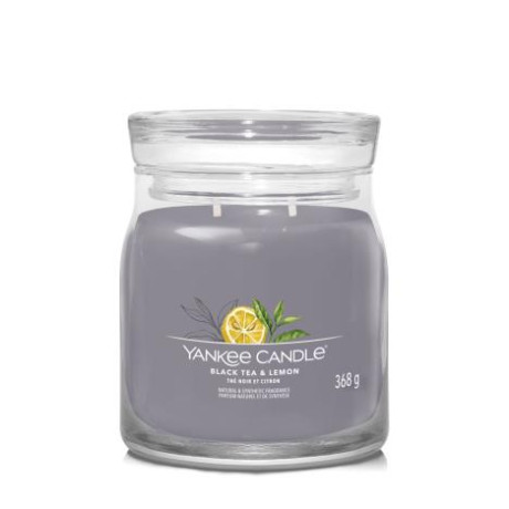 YANKEE S BLACK TEA LEMON MEDIUM JAR 1630012E