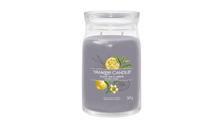 YANKEE S BLACK TEA LEMON LARGE JAR 1629978E