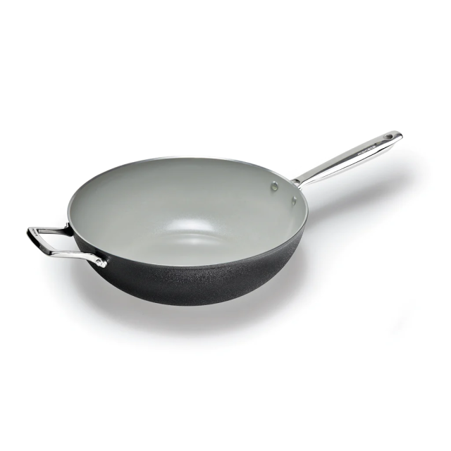 Padella Moneta 24 Cm, Rivestimento FineGres Senza PFAS, Per Tutti I Fuochi Inclusa Induzione, Made In Italy
