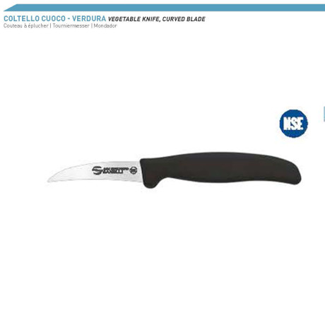 SANELLI ST91007B  VERDURA CURVO CM7 SUPRA NERO