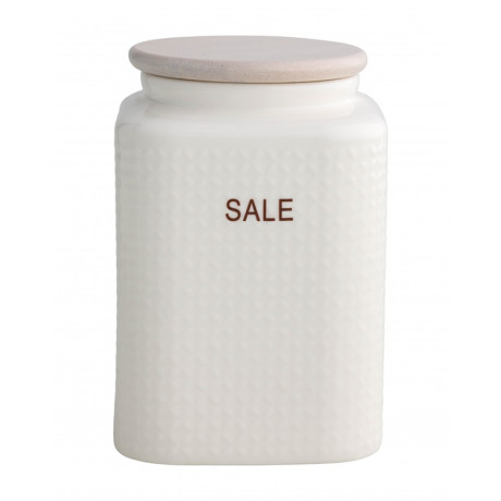 BRANDANI 53571 BARATTOLO SALE PORCELLANA BIANCA C/TAPPO