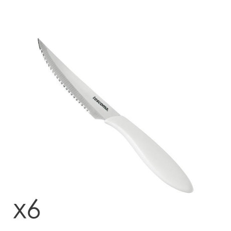 TESCOMA 86305611  COLTELLO BISTECCA 12 CM 6PZ BIANCO