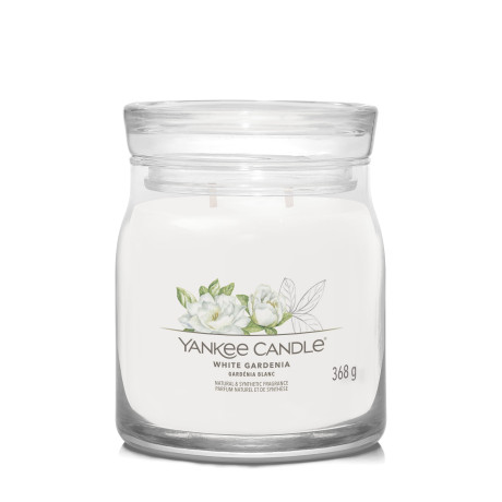 YANKEE S WHITE GARDENIA MEDIUM JAR 1630672E