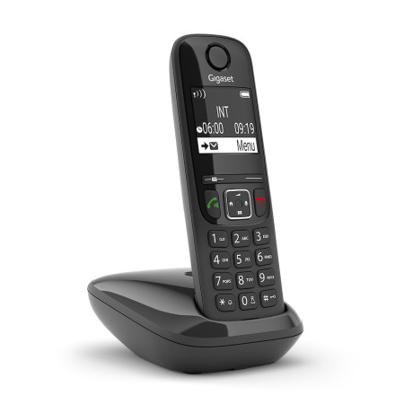 GIGASET AS690BLACK  TELEFONO CORDLESS GAP BLACK