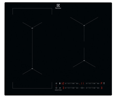 ELECTROLUX EIS62449C  P/INDUZIONE 60CM. 4 ZONE NERO