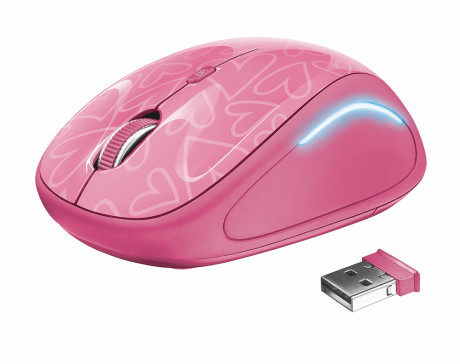 TRUST 22336  MOUSE PINK