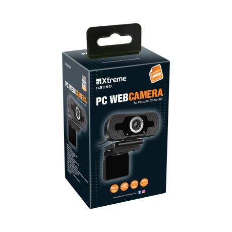 XTREME (MT) 33858  XTREME WEBCAM C/MICROFONO USB FHD 192