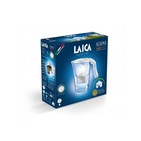 LAICA J35DA NORMA  CARAFFA ACQUA 1,2L. +C/FILTRO BI-FLUX