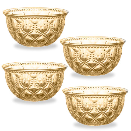 WD SET 4 COPPETTE AMBRA WD684AM