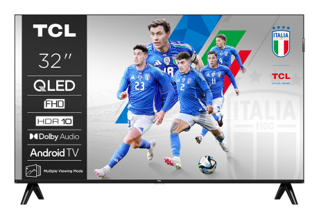 TCL 32S59K  TVC QLED 32 FHDSMART ANDROID SAT T2 HEVC