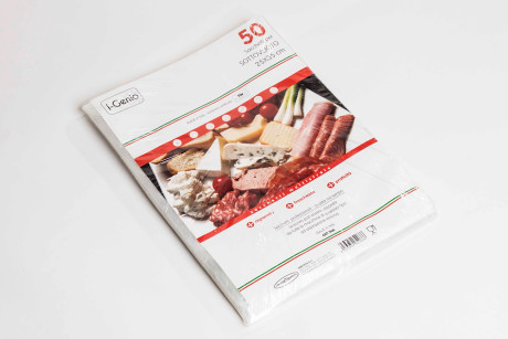 I-GENIO 966  SACCHETTO X SOTTOVUOTO 25X35