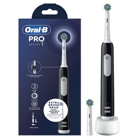Immagine ORAL B PRO 1 CRS BK + 1REFSPAZZOLINO EL SERIE 1 CON 2