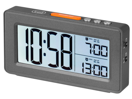 TREVI 0SL3P40  OROLOGIO DIGITALE C/DUE SVEGLIE GRANDE