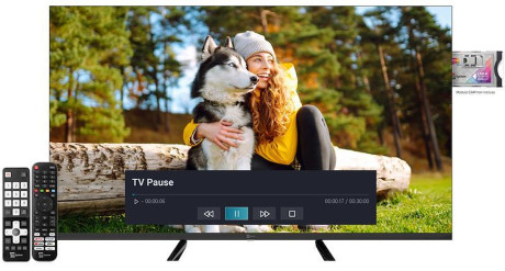 TELESYSTEM TS43FLQLEDSMV15TVC QLED 43 4K SMART SAT T2