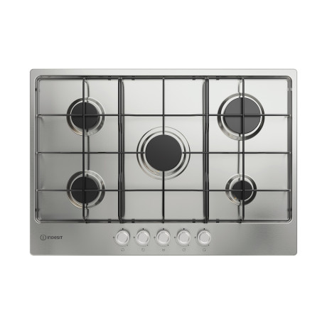 INDESIT THP752IX/I1 PIANO COTT. 75CM 5F GAS INOX