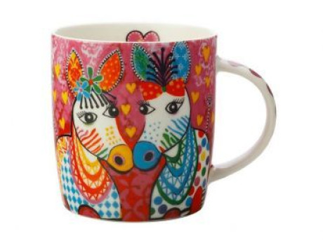 MAX&WILL MWDX0673 LOVE H. MUG 370ML ZIG ZAG ZEBRAS