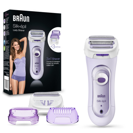 BRAUN LS5560  DEPILATORE RIC. VIOLA