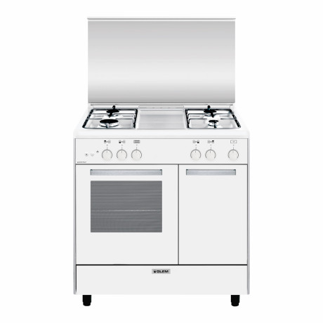 GLEM GAS AR854GX  CUCINA 80X50 4F GAS+PB A BIANCA