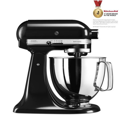 KITCHENAID 5KSM125EOB ONYX BLACK  IMPASTATRICE 300W