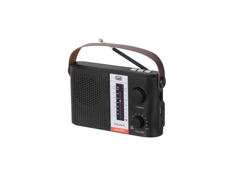 TREVI RA7F25BTNERO  RADIO PORTATILE A ENERGIA SOLARE BT
