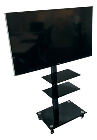 CIATTI TROLLEY65NERO  MOBILE TV DA 37 A 65 GIRAVOLE