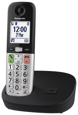 PANASONIC KX-TGU410EXB  CORDLESS TASTI GRANDI DISPLAY 2.
