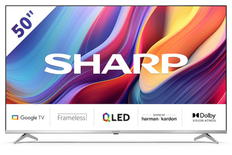 SHARP 50GP6265E  TVC QLED 50 4K SMART GOOGLE SAT T2 HEVC