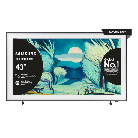 SAMSUNG QE43LS03FAUXZT  TVCQLED 43 4K FRAME SMART SAT T