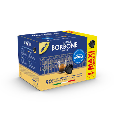 BORBONE DGBLUNOBILE80+10N  CAPS COMP DOLCE GUSTO 80+10 N