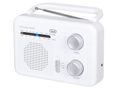 TREVI RA7F64BIANCO  RADIO PORTATILE 2BANDE AM/FM BIANCA