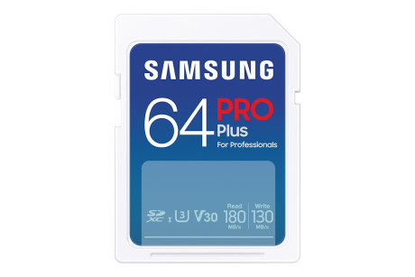 SAMSUNG MB-SD64S/EU  CARD SD 64GB FINO 180/130 MB/S FOTO