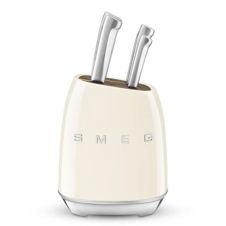 SMEG KBSF02CR  CEPPO CON SEI COLTELLI PANNA