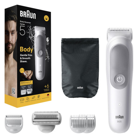 BRAUN BG5550  BODYGROOMER C/TESTINA RASOIO 100MIN AUTO