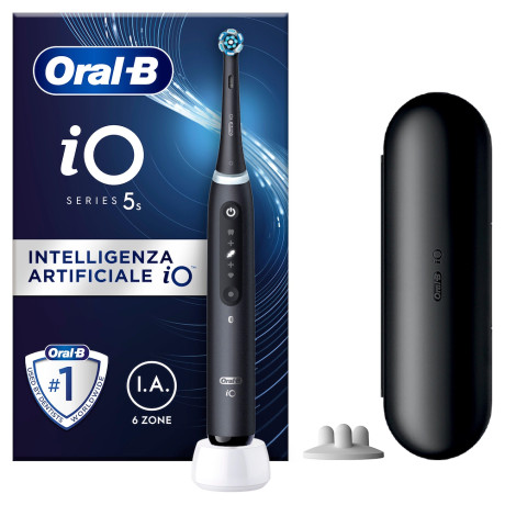 ORAL B IO5 S BLACK  SPAZZOLINO ELETTRICO 5MOD PULIZIA DI
