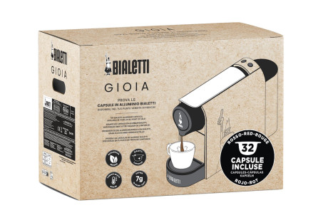 BIALETTI GIOIA NERO+32CAPSMACC CAFFE 1200W SERB 0.5L