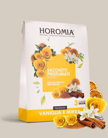 HOROMIA H-128 VANIGLIA E MIRRA  SACCHETTI RISO PROF.