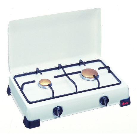 ARDES AR9S02PG  FORNELLO GPL 2F C/COP ZEUS GRIGLIA NERA