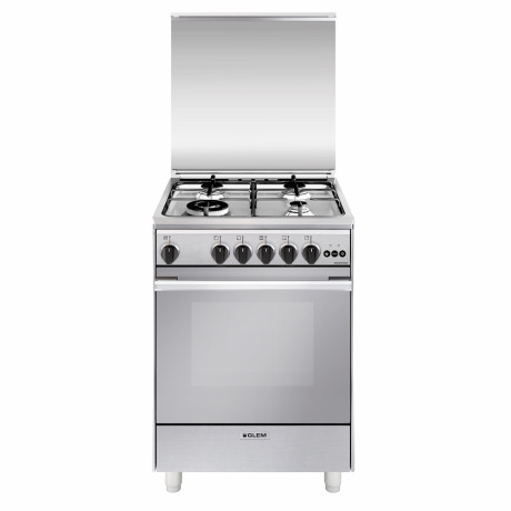 GLEM-GAS U664VI  CUCINA 60X60 4F GAS VENT INOX