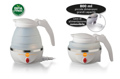 MACOM 862 SPACE KETTLE  BOLLITORE 0,8LT DA VIAGGIO