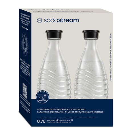 SODA STREAM  2270063  BOTTIGLIE 2PZ IN VETRO 0,75LT