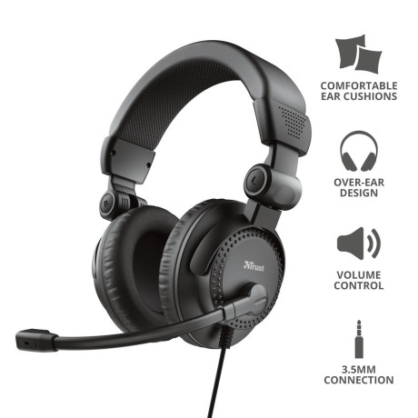 TRUST 21658  CUFFIA COMO HEADSET