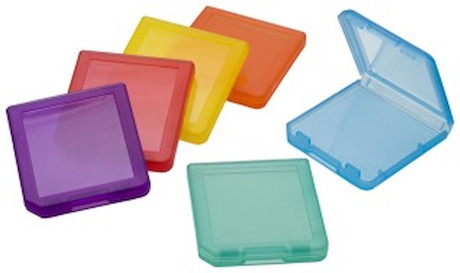 HW 2DS/3DS  PACK 6 SCATOLE PORTA GIOCHI VARI