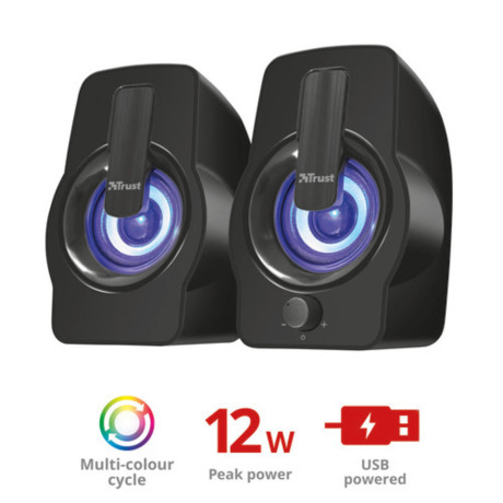 TRUST 22948  GEMI RGB 2.0 SPKR ST BALCK